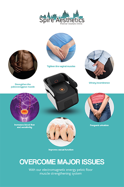 Image of EMS chair to treat Urine leakage Buckinghamshire from Spire Aesthetics