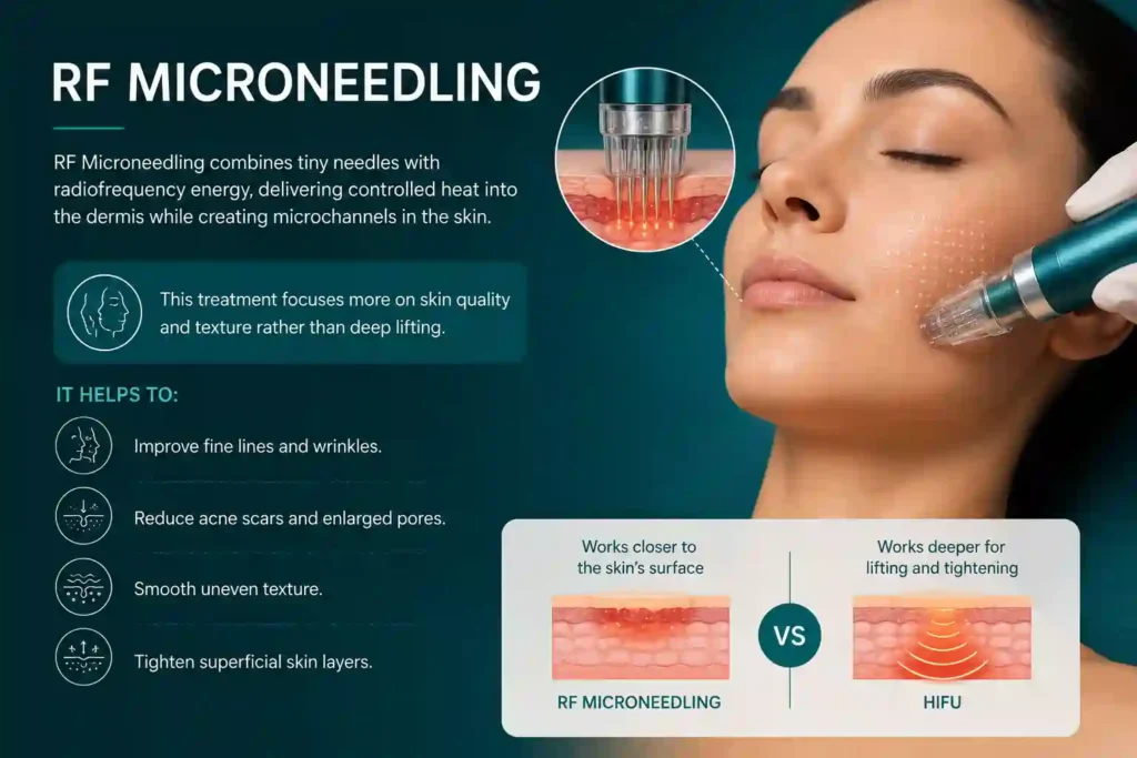 What Does RF Microneedling Do That HIFU Alone Cannot Buckinghamshire