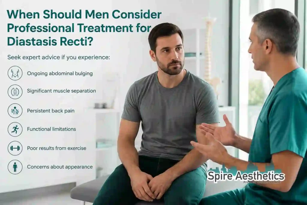 When Should Men Consider Professional Treatment for Diastasis Recti Buckinghamshire?